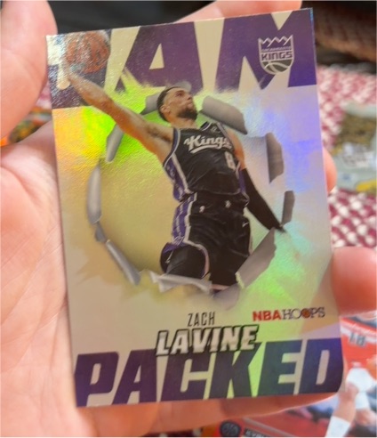 2025-26 Topps NBA Hoops #JP-8 Zach LaVine Jam Packed Sacramento Kings — front