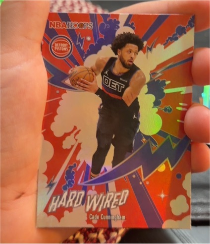 2025-26 Topps NBA Hoops #HW-12 Cade Cunningham Hardwired — front