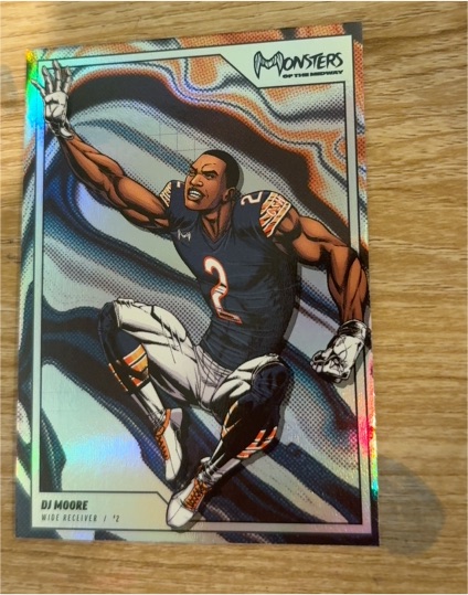 2024 Panini Monsters of the Midway #2 DJ Moore — front