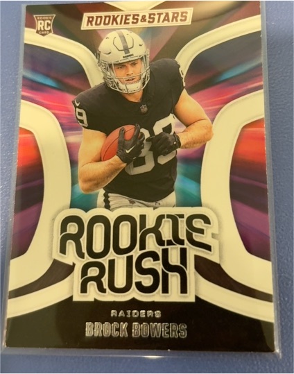 2024 Panini Rookies & Stars Rookie Rush #RR-BBS Brock Bowers — front