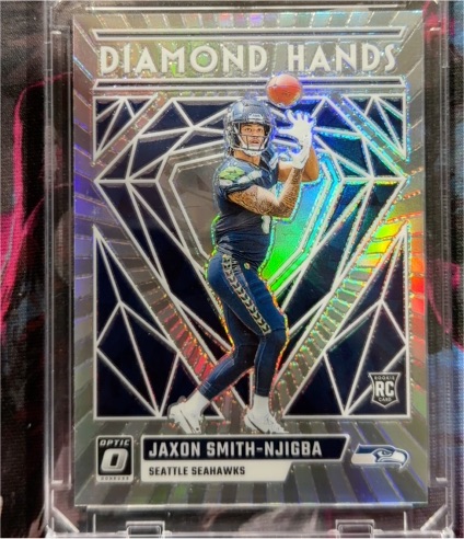 2023 Panini Donruss Optic Diamond Hands #DH-JSN Jaxon Smith-Njigba — front