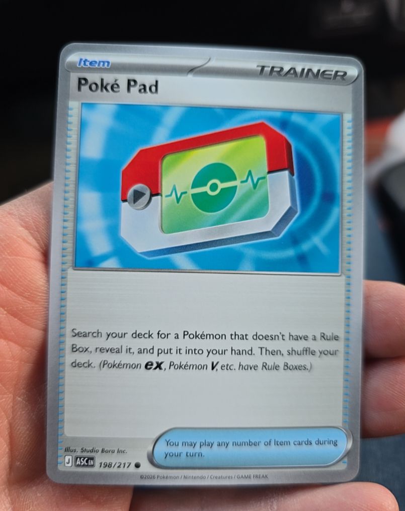 2023 Pokémon TCG Ascended Heroes #198 Poké Pad — front