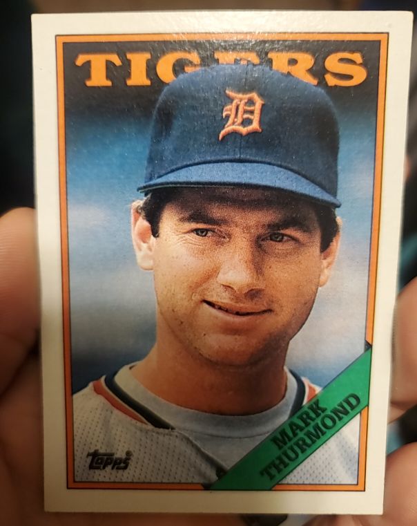 1988 Topps #552 Mark Thurmond Detroit Tigers — front