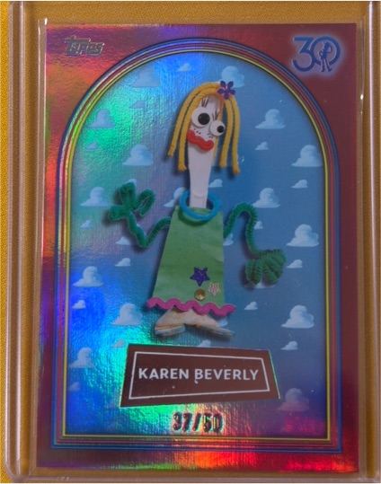 2025 Topps Disney Toy Story 30th Anniversary #99 Karen Beverly — front