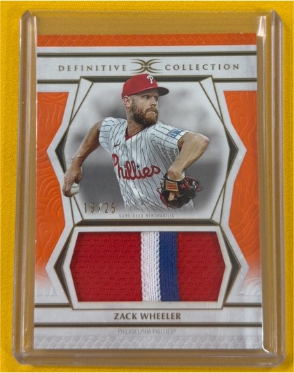 2024 Topps Definitive Collection #19 Zack Wheeler — front