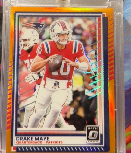 2025 Panini Donruss Optic #47 Drake Maye — front