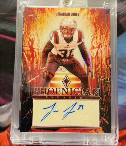 2024 Panini Phoenix #PP-JJS Jonathan Jones Phoenician Penmanship — front