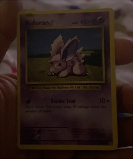 2016 Pokémon XY Evolutions #43 Nidoran (Male) — front