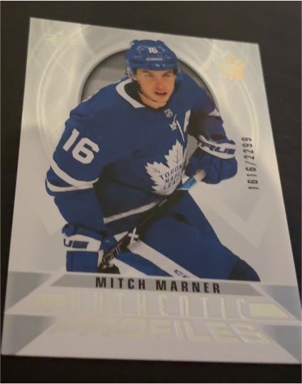 2020-21 Upper Deck SP Authentic Profiles #AP-14 Mitch Marner — front