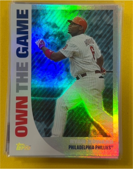 2008 Topps Own the Game #OTG3 Ryan Howard — front