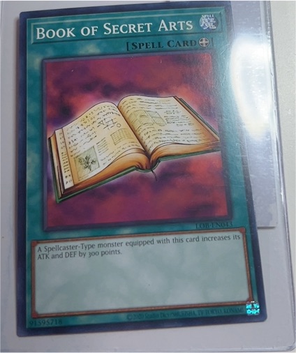 2002 Yu-Gi-Oh! #LOB-EN043 Book of Secret Arts — front