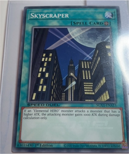 2020 Yu-Gi-Oh! Skyscraper SGX1-ENA15 — front