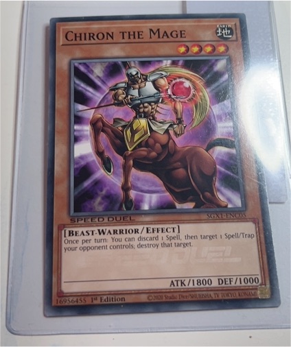 2020 Yu-Gi-Oh! SGX1-ENC05 Chiron the Mage — front