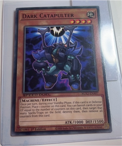 2020 Yu-Gi-Oh! Speed Duel #SGX2-ENA07 Dark Catapulter — front