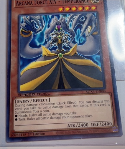 Yu-Gi-Oh! Speed Duel Arcana Force XIV - Temperance #SGX4-ENB08 — front