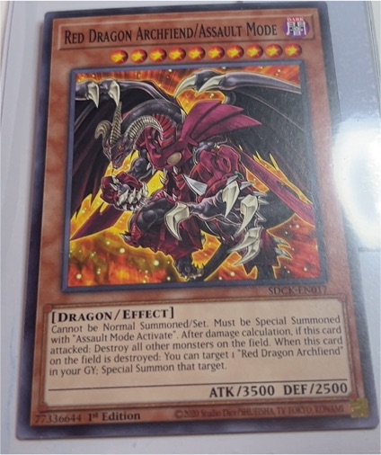 Yu-Gi-Oh! Red Dragon Archfiend/Assault Mode SDCK-EN017 — front