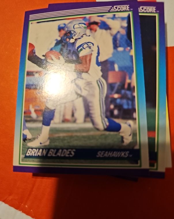 1990 Score #139 Brian Blades — front