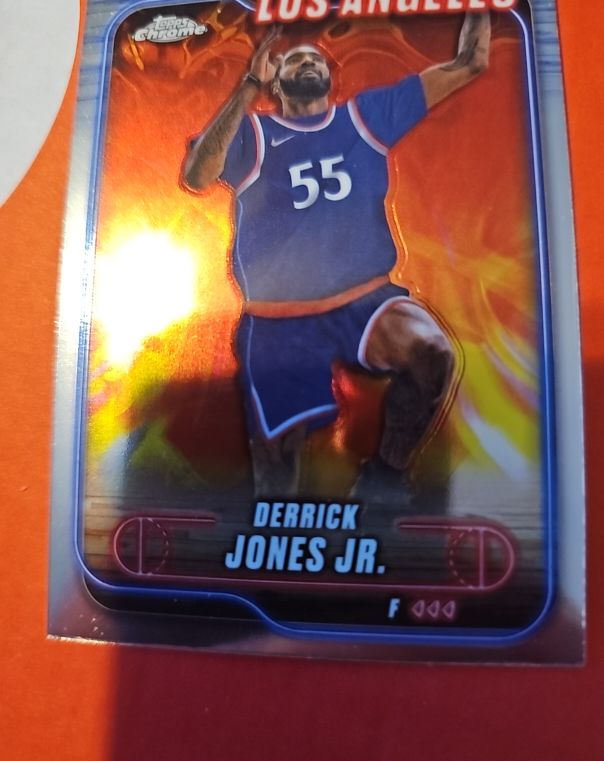 2024-25 Topps Chrome #177 Derrick Jones Jr. — front