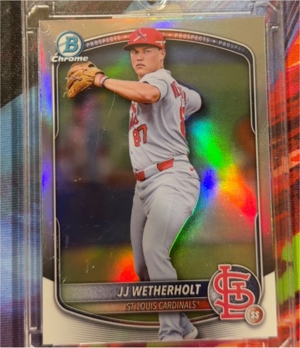 2025 Bowman Chrome #BDC-145 JJ Wetherholt — front