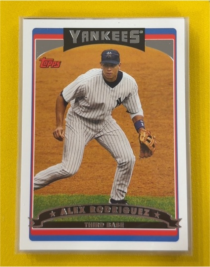 2006 Topps #1 Alex Rodriguez — front
