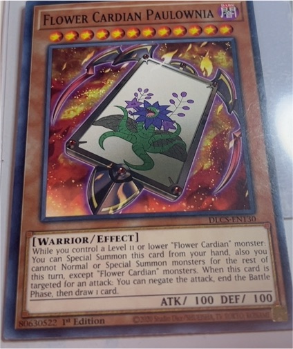 Yu-Gi-Oh! DLCS-EN130 Flower Cardian Paulownia — front