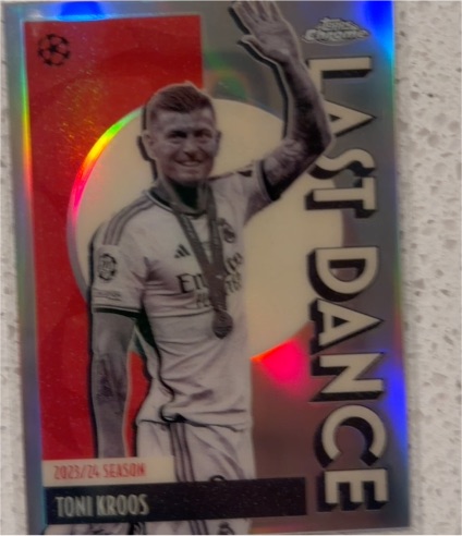 2023-24 Topps Chrome #LD-1 Toni Kroos Last Dance Insert — front