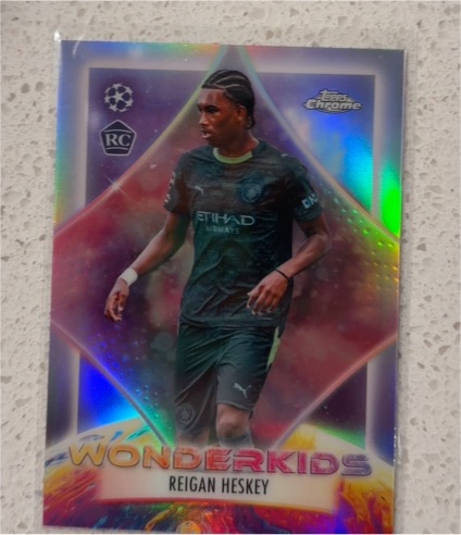 2026 Topps Chrome Wonderkids #WK-2 Reigan Heskey — front