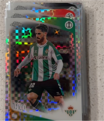 2025-26 Topps Chrome UEFA Club Competitions #35 Isco — front