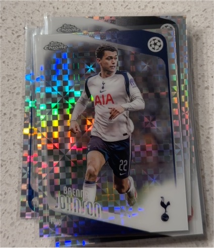 2025-26 Topps Chrome UEFA Club Competition #18 Brennan Johnson — front