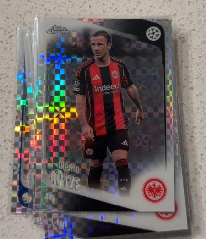 2025-26 Topps Chrome UEFA X-FRACTOR #162 Mario Götze — front