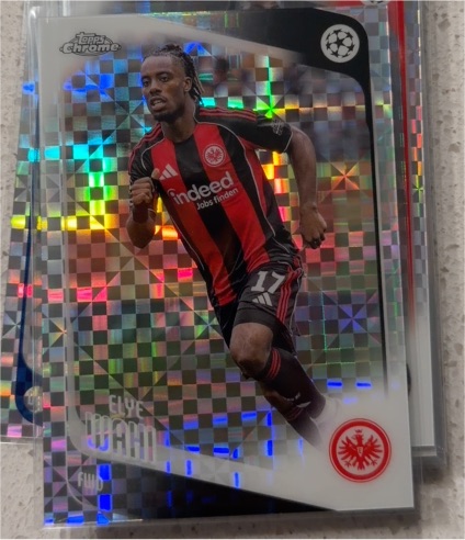 2025-26 Topps Chrome UEFA X-FRACTOR #61 Elye Wahi — front