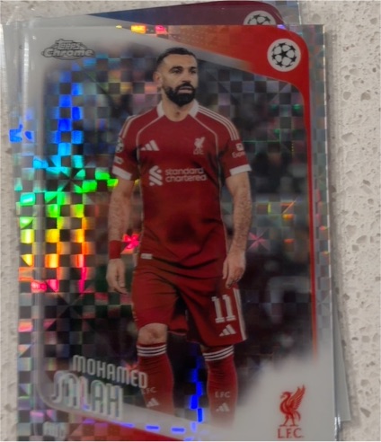 2025-26 Topps Chrome UEFA Club Competitions #136 Mohamed Salah — front