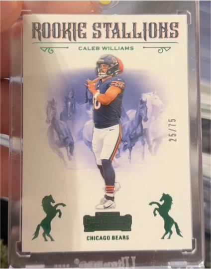 2024 Panini Contenders Rookie Stallions #1 Caleb Williams — front