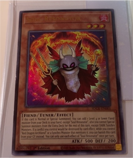 Yu-Gi-Oh! 2011 SDCK-EN001 Soul Resonator — front