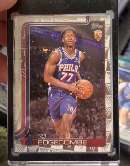 2025 Topps #203 V.J. Edgecombe — front