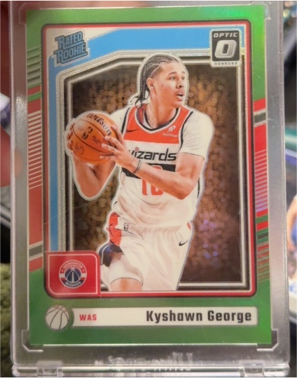 2024-25 Panini Donruss Optic #299 Kyshawn George — front