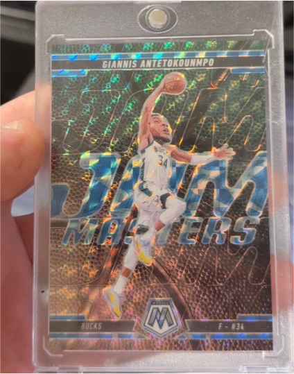 2024-25 Panini Mosaic #14 Giannis Antetokounmpo Jam Masters — front