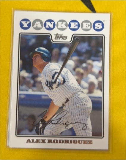 2008 Topps #NYY1 Alex Rodriguez — front