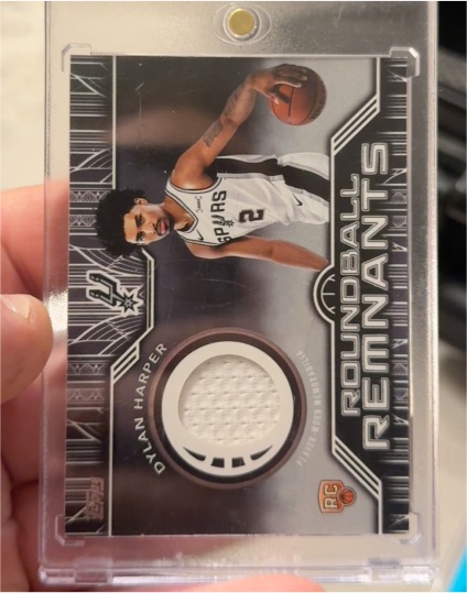 2025-26 Topps Rookie Roundball Remnants #RRR-DH Dylan Harper — front