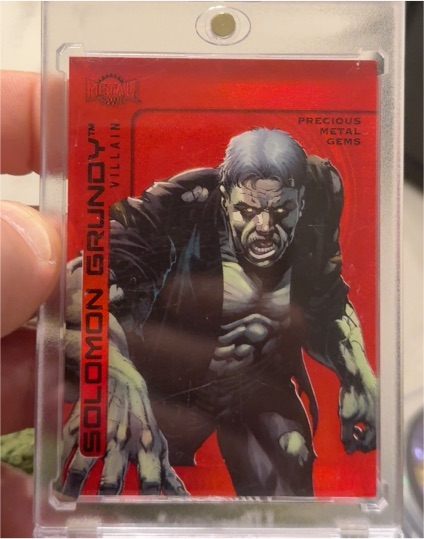 2025 SkyBox Metal Universe Batman #178 Solomon Grundy — front
