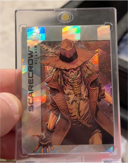 2025 SkyBox Metal Universe Batman #102 Scarecrow — front