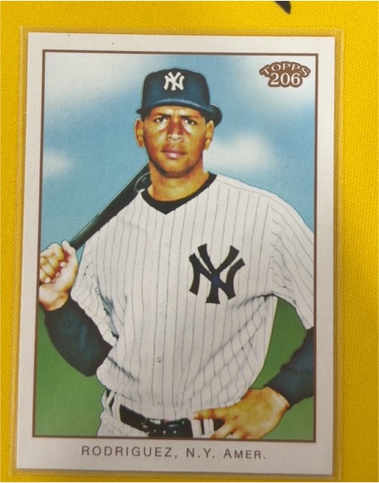 2009 Topps 206 #90 Alex Rodriguez — front
