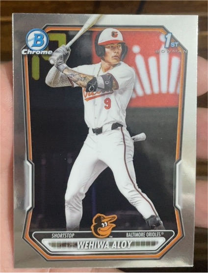 2026 Bowman Chrome #BCP-135 Wehiwa Aloy — front