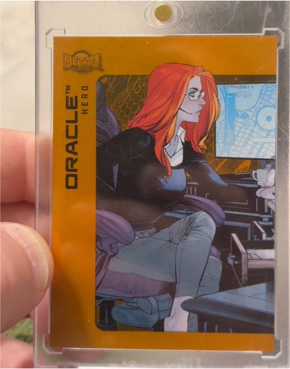 2025 SkyBox Metal Universe Batman #10 Oracle — front