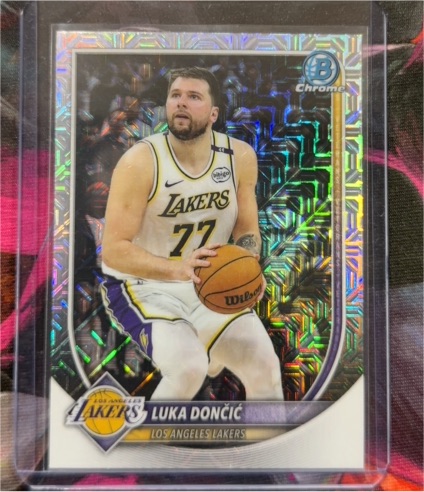 2025-26 Bowman Chrome #BCV-123 Luka Dončić — front