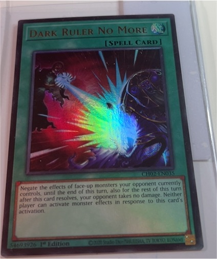 2020 Yu-Gi-Oh! CH02-EN035 Dark Ruler No More — front
