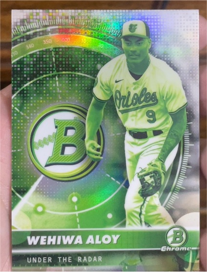 2026 Bowman Chrome Under The Radar #UR-17 Wehiwa Aloy — front