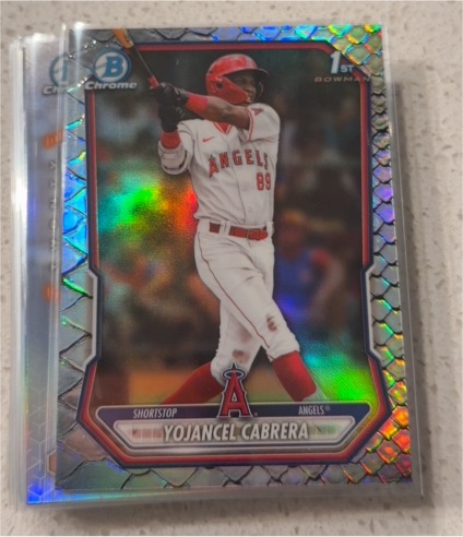 2026 Bowman Chrome #BCP-3 Yojancel Cabrera — front