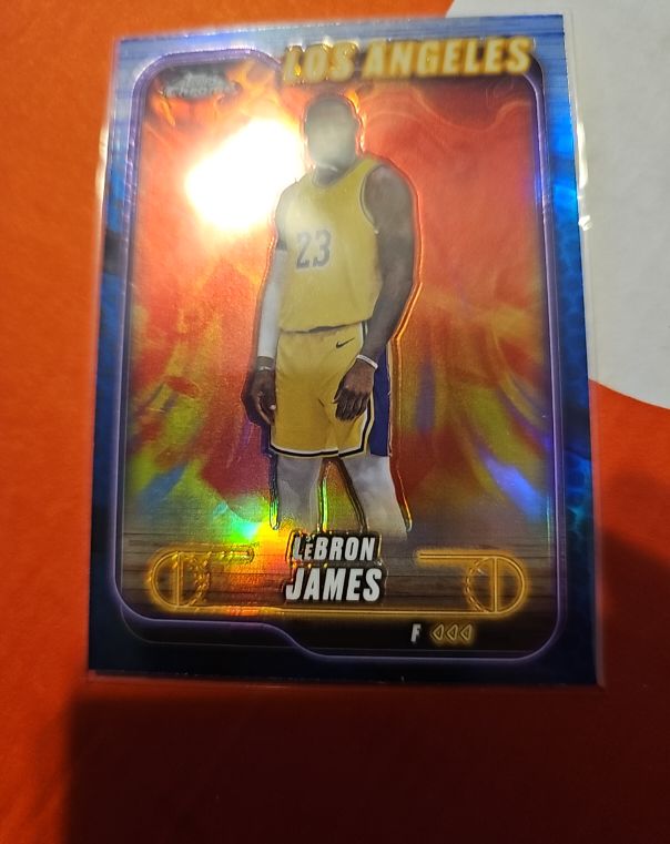 2024-25 Topps Chrome #22 LeBron James — front