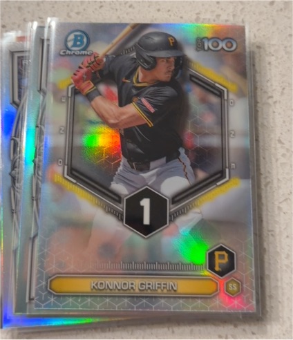 2026 Bowman Chrome Top 100 #BTP-1 Konnor Griffin — front